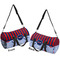 Classic Anchor & Stripes Duffle bag small front and back sides
