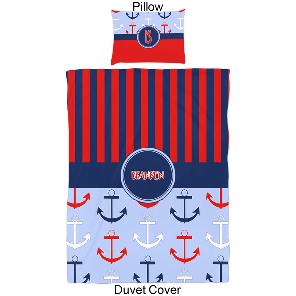 Classic Anchor & Stripes Duvet Cover Set - Twin - Approval