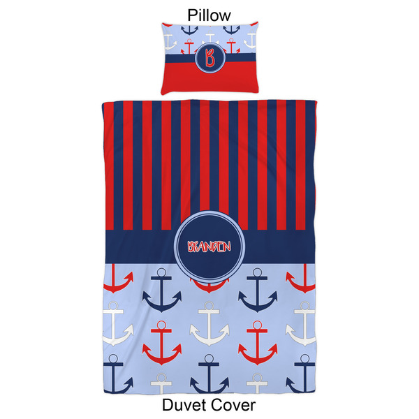 Classic Anchor & Stripes Duvet Cover Set - Twin XL - Approval