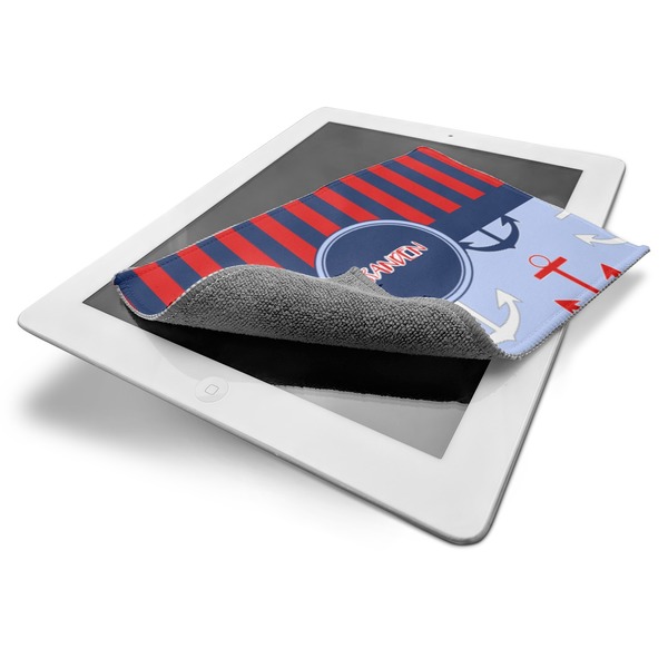 Classic Anchor & Stripes Electronic Screen Wipe - iPad