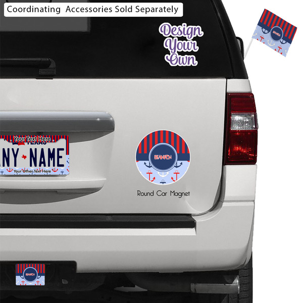 Classic Anchor & Stripes Exterior Car Accessories