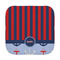 Classic Anchor & Stripes Face Cloth-Rounded Corners