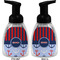 Classic Anchor & Stripes Foam Soap Bottle (Front & Back)