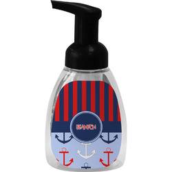 Classic Anchor & Stripes Foam Soap Bottle (Personalized)