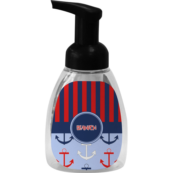 Classic Anchor & Stripes Foam Soap Bottle