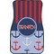 Classic Anchor & Stripes Front Seat Car Mat