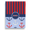 Classic Anchor & Stripes Garden Flags - Large - Single Sided - FRONT