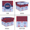 Classic Anchor & Stripes Gift Boxes with Lid - Canvas Wrapped - XX-Large - Approval