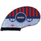 Classic Anchor & Stripes Golf Club Covers - FRONT