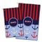 Classic Anchor & Stripes Golf Towel - PARENT (small and large)