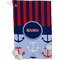 Classic Anchor & Stripes Golf Towel (Personalized)