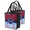 Classic Anchor & Stripes Grocery Bag - MAIN