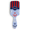 Classic Anchor & Stripes Hair Brush - Front View