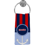 Classic Anchor & Stripes Hand Towel - Full Print (Personalized)