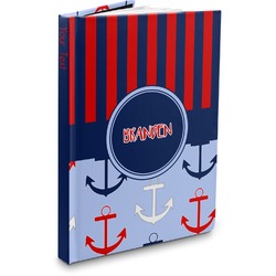 Classic Anchor & Stripes Hardbound Journal (Personalized)