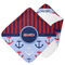 Classic Anchor & Stripes Hooded Baby Towel- Main
