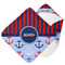 Classic Anchor & Stripes Hooded Baby Towel (Personalized)