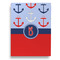 Classic Anchor & Stripes House Flags - Double Sided - BACK