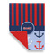 Classic Anchor & Stripes House Flags - Double Sided - FRONT FOLDED