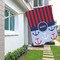 Classic Anchor & Stripes House Flags - Double Sided - LIFESTYLE