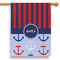 Classic Anchor & Stripes House Flags - Single Sided - PARENT MAIN