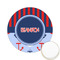 Classic Anchor & Stripes Icing Circle - Small - Front