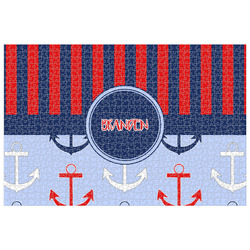 Classic Anchor & Stripes Jigsaw Puzzle - 1000-piece (Personalized)