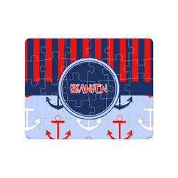 Classic Anchor & Stripes Jigsaw Puzzles (Personalized)