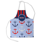 Classic Anchor & Stripes Kid's Apron - Small (Personalized)