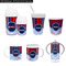 Classic Anchor & Stripes Kid's Drinkware - Customized & Personalized