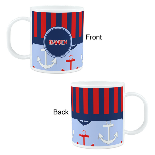 Classic Anchor & Stripes Kid's Mug - Apvl