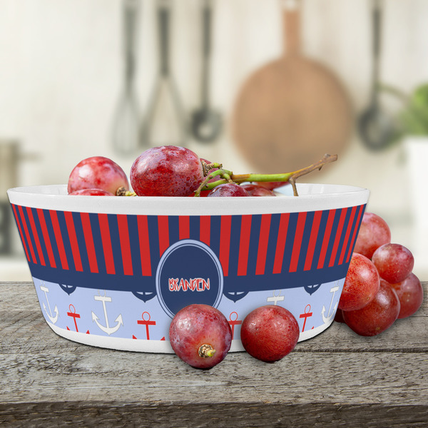Classic Anchor & Stripes Kids Bowls - LIFESTYLE