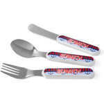 Classic Anchor & Stripes Kid's Flatware (Personalized)