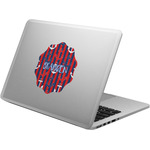 Classic Anchor & Stripes Laptop Decal (Personalized)