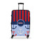 Classic Anchor & Stripes Suitcase - 28" Large - Checked w/ Name or Text