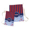 Classic Anchor & Stripes Laundry Bag - Both Bags