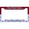 Classic Anchor & Stripes License Plate Frame - Style A