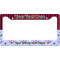 Classic Anchor & Stripes License Plate Frame Wide