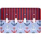 Classic Anchor & Stripes Light Switch Cover (4 Toggle Plate)