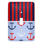 Classic Anchor & Stripes Light Switch Cover (Single Toggle)