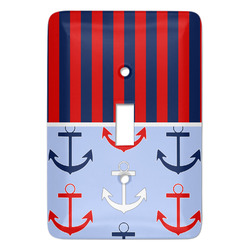 Classic Anchor & Stripes Light Switch Cover
