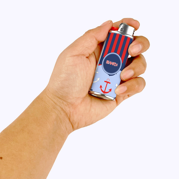 Classic Anchor & Stripes Lighter Case - LIFESTYLE