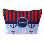 Classic Anchor & Stripes Makeup Bag (Personalized)