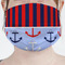Classic Anchor & Stripes Face Mask Cover