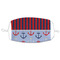 Classic Anchor & Stripes Mask1 Adult Large