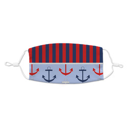 Classic Anchor & Stripes Kid's Cloth Face Mask - Standard