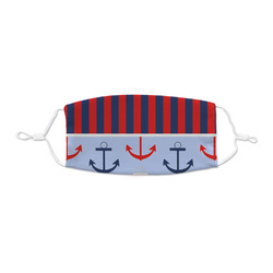 Classic Anchor & Stripes Kid's Cloth Face Mask - XSmall