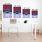 Classic Anchor & Stripes Matte Poster - Sizes