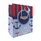 Classic Anchor & Stripes Medium Gift Bag (Personalized)