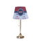Classic Anchor & Stripes Poly Film Empire Lampshade - On Stand